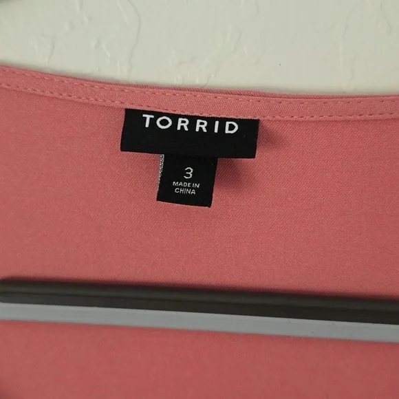 NWOT Pink TORRID dress Size 3x - Picture 3 of 4